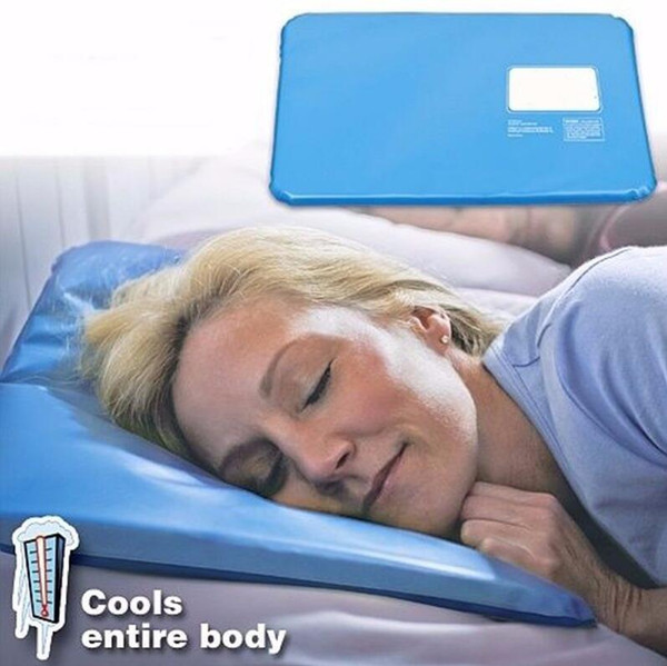 Summer Chillow pillow Therapy Insert Sleeping Aid Pad Mat Muscle Relief Cooling Gel Pillow Ice Pad Massager with ice water