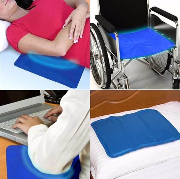 Cooling Ice Pillow Cooling Insert Pad Mat Sleeping Therapy Relax Muscle Therapy Chillow Ice Pillow gift Free Shipping