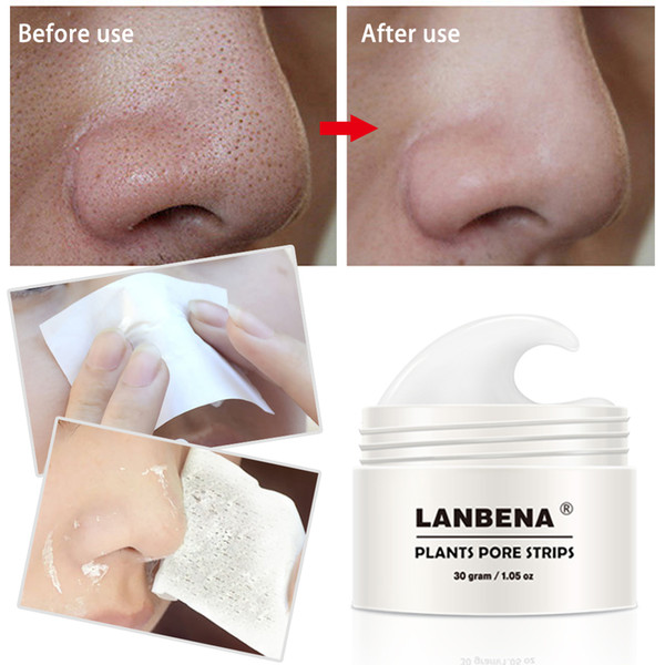 2019 New Style LANBENA Blackhead Remover Nose Mask Pore Strip Black Mask Peeling Acne Treatment Black Deep Cleansing Skin Care