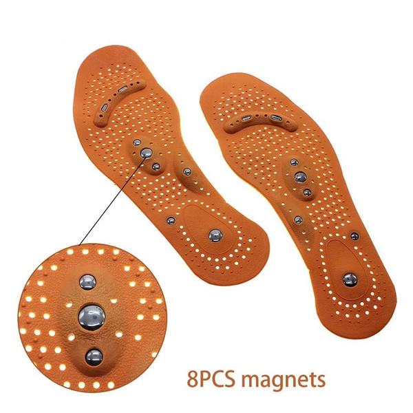 1Pair Men/ Women Magnetic Therapy Magnet Health Care Foot Massage Body Massager InsolesComfort Pads Foot Care Z50401