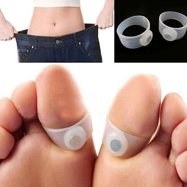 Magnetic Silicone Foot Massage Toe Ring Fat Burning For Loss Weight Feet Care Slimming Weight Loss Circulation