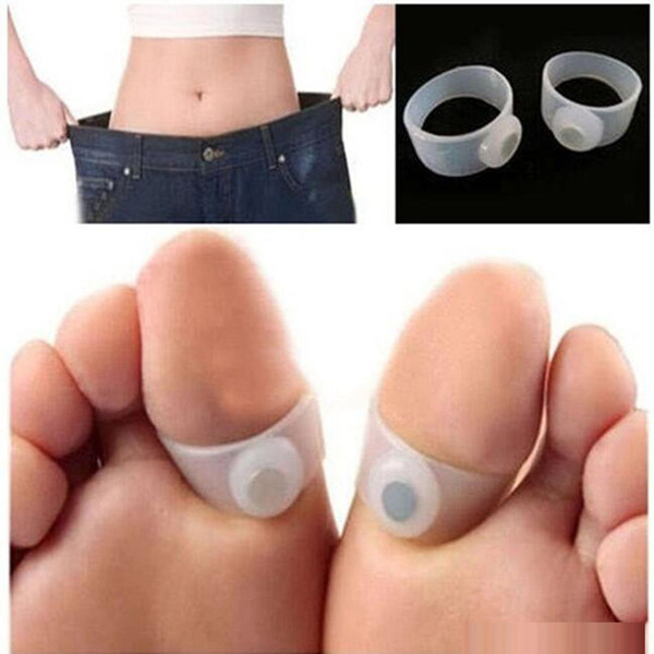 Foot Massage Toe Ring Keep Fit Slimming Health Silicone Magnetic Therapy Weight Loss Magnetic Foot Massage