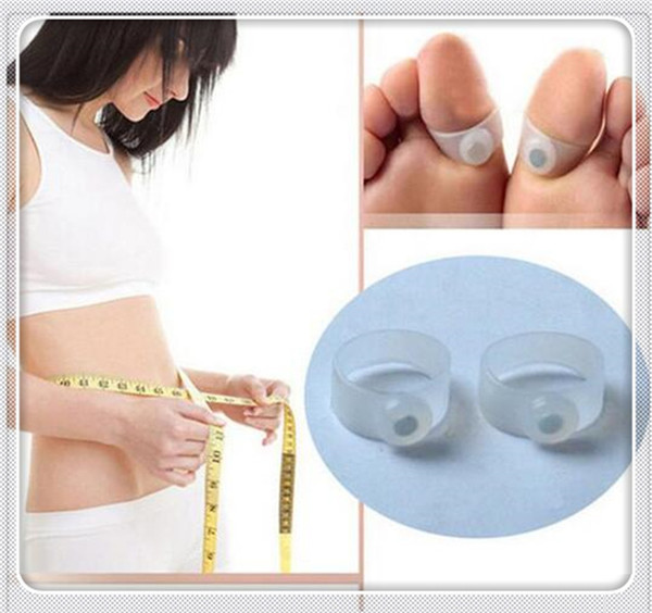 Magic Toe Rings Slimming Silicone Foot Massage Magnetic Toe Ring Care Fat Weight Loss Health Tools Free Shipping