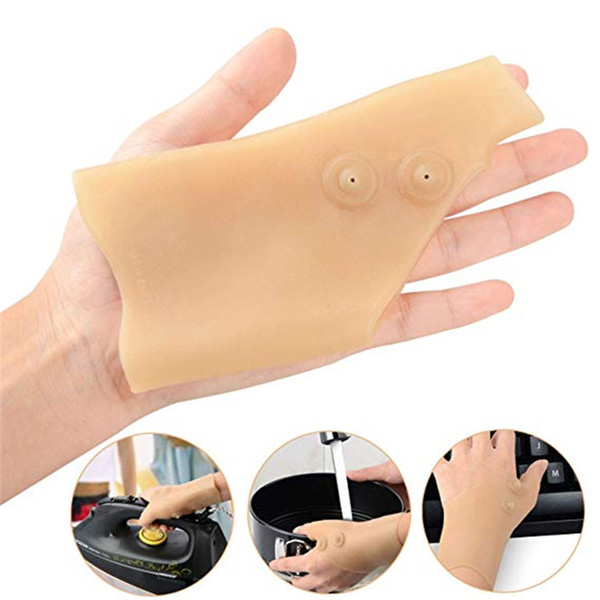 Magnetic Therapy Wrist Brace Arthritis Gloves Wrist Hand Thumb Support Gloves Silicone Gel Arthritis Pressure Corrector Massage Pain Relief