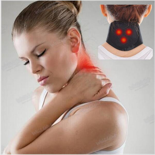 500 Pcs Tourmaline Self Heating Magnetic Therapy Neck Wrap Belt Neck Self Heat Brace Neck Support Strap Slim Equipment YYA134