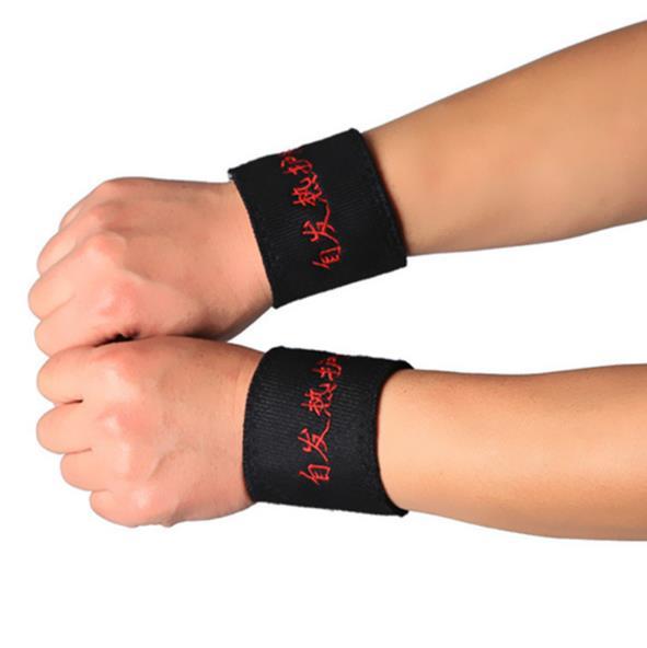 Health Beauty 1 Pair Self-heating Tourmaline Wrist Far Infrared Ray Magnetic Therapy Brace Support Belt Tourmaline Massager Wrist Products