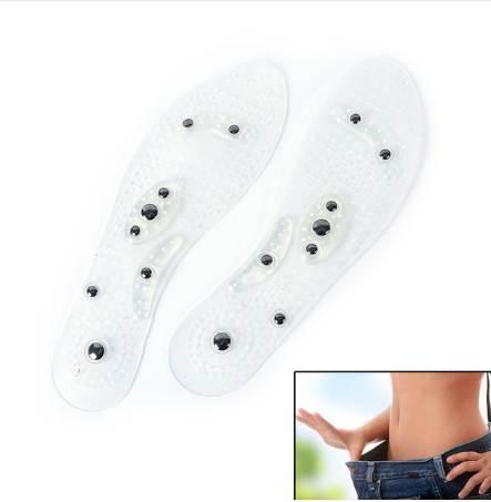 1Pair Invisible Magnetic Therapy Magnet Massage Insoles Men/ Women Shoe Comfort Pads Braces Supports Health Care Foot