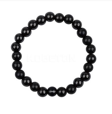 CAMMUO Reduce Weight Loss Round Black Stone Magnetic Therapy Bracelet Health Care Biomagnetism Magnet Hand Ornament Women Men