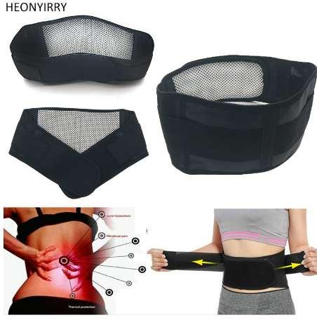 Tourmaline Self-heating Magnetic Therapy Waist Belt Foot Care Lumbar Support Back Waist Support Brace Double Banded Waist Tool