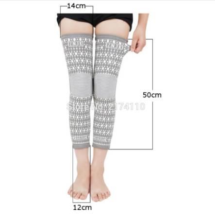 1pc Fashion Long Knee Support Sleeves Magnetic Therapy Leg Knee Protection Pad