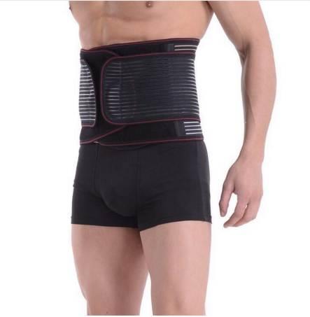 Back Waist Support Brace Waist Belt Adjustable Double Banded Aja Lumbar Tourmaline Self-heating Magnetic Therapy Lumbar Support NEW