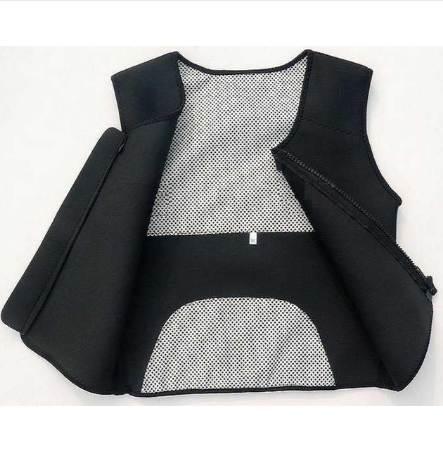 Free Shipping Men Women Tourmaline Self-heating Magnetic Therapy Vest Waistcoat Back Protection Back Support M L XL XXL