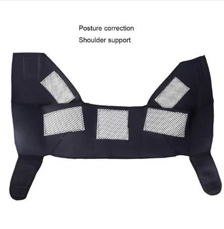 Self-Heating Shoulder Support Braces Pain Relief Magnetic Therapy Shoulder Protection Heating Massage Tourm Belt Upper Back Care