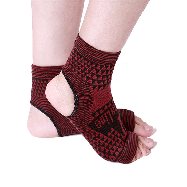 Elastic Knitted tourmaline magnetic therapy Ankle Brace Support Band Sports Gym Protects Therapy shoes ankle protector