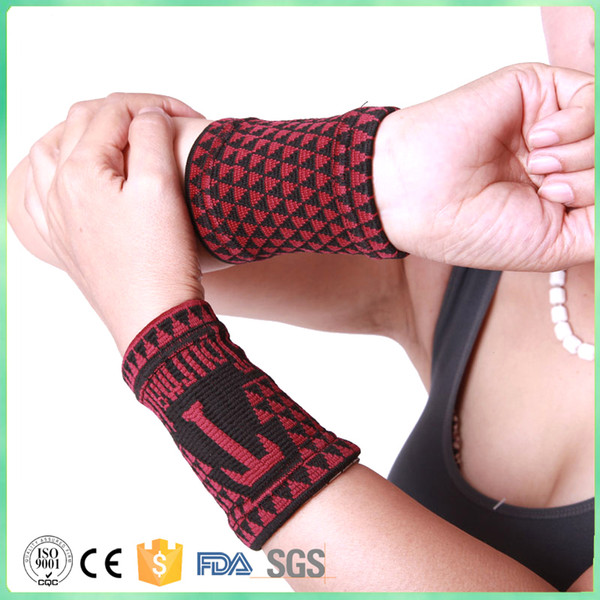 New Carpal tourmaline Medical Wrist Support Brace Support Pads magnetic therapy wrist belt Sprain Forearm protector Safe