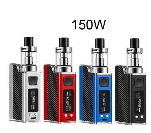 New Polar Night 150w electronic cigarette led vaporizer 2ml 1500mah 150w e cigarettes vape pen box mod kit hookah vaper