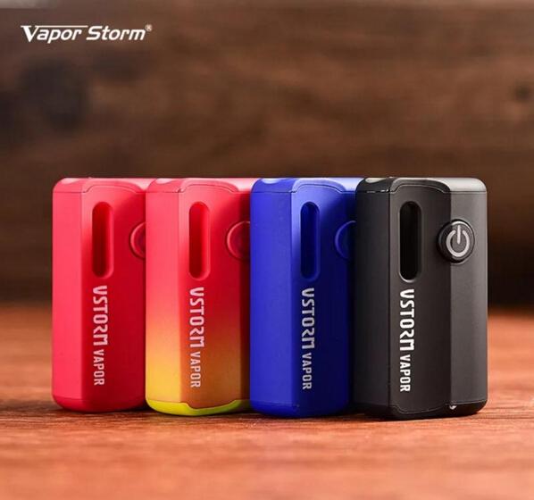 Hot Authentic Vapor Storm M1 Vape Box Mod 800mAh Adjustable Voltage Battery Support 12mm Cartridge 4 Colors Preheat Battery E-cigarettes Box