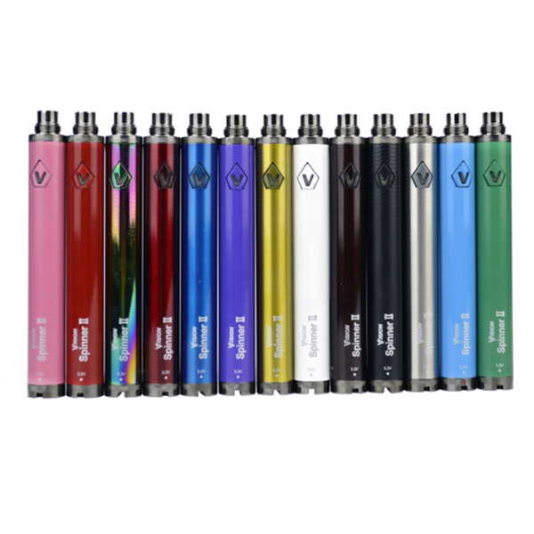 Vision Spinner II Variable Voltage Battery 3.3V-4.8V eGo Twist Battery Vision Spinner 2 1600mAh for eGo Atomizer DHL