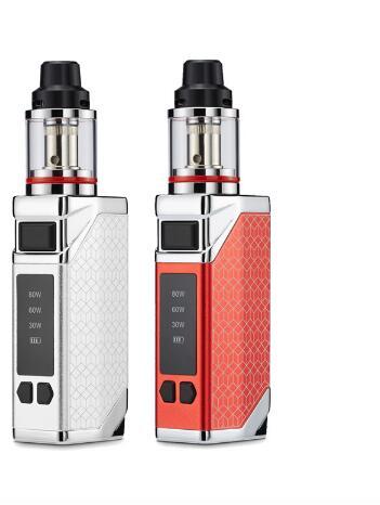 L-3 80W Starter Kit 2200mah 18650 Battery Electronic Cigarette Kit with 3.0ML Atomizer Mod Vape Box Mod Vape