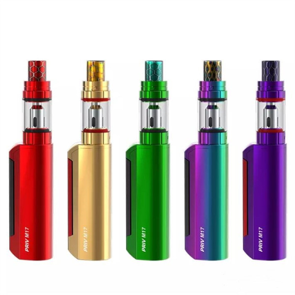 SMOK Priv M17 starter kit built-in 60W 510 thread 1200mAh battery mod smok priv M17 vape box mod E-cigarette kit