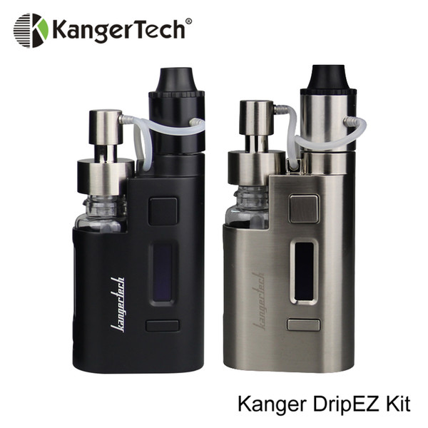 Hot Kanger DripEZ Starter Kit Dripbox EZ 80W Box Mod Electronic Cigarette 0.3ohm Coil RBA Kangertech Drip EZ Vape Kit