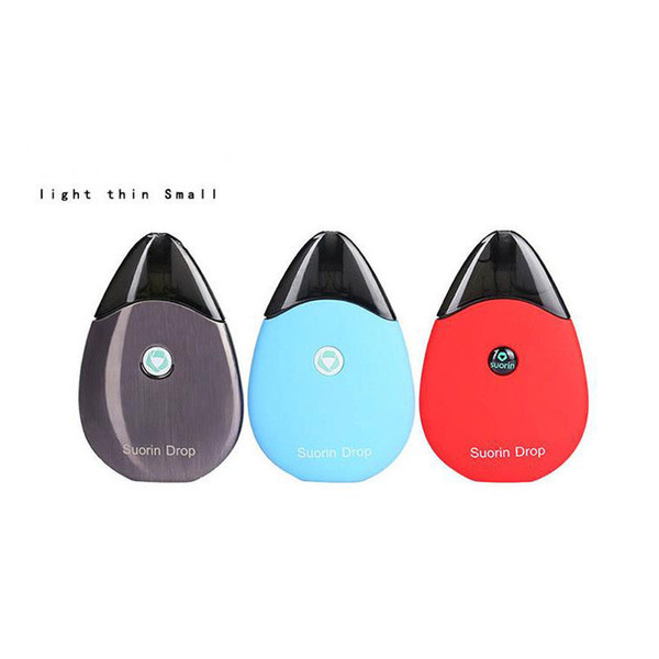 Suorin Drop Starter Kits 2ml Built-in 310mAh Battery with LED Indicator No Button Design Original ecig e cigs vapes