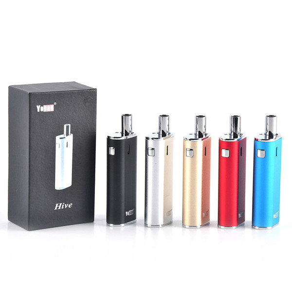 2019 Yocan Hive 2 in 1 Kit E Cigarette Vaporizer Kits With 2 Atomizers For Wax 650mAh Box Mod vs twisty glass blunt 0268065