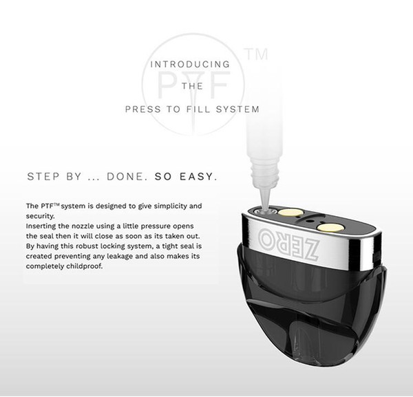 2019 Hot Vaporesso ZERO replacement Pod Cartridges 2ml Empty Vape Tank Cartridges 2pcs Pack E Cigarette Refill Pod For Zero Starter Kit