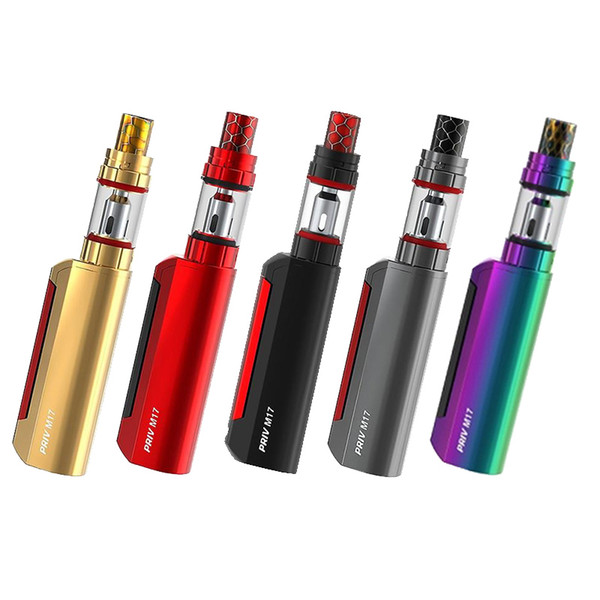 SMOK Priv M17 starter kit built-in 60W 510 thread 1200mAh battery mod smok priv M17 vape box mod E-cigarette kit DHL