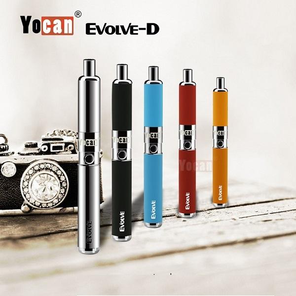 Yocan Evolve-D Kit dry herb Vaporizer vape pen with Dual Coils 650mAh Battery ego thread atomizer VS exotic carts cartridges 0268093