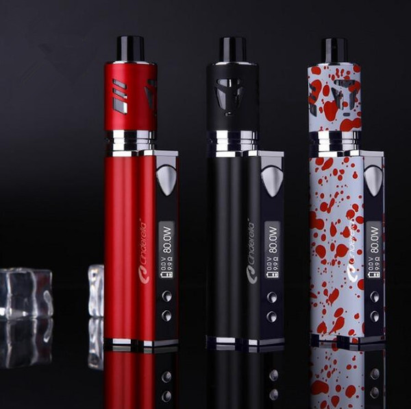 Mini 80w LED kit electronic cigarette kit 2200mah battery e-cigarettes vaporizer pen 3.5ml Atomizer hookah kit