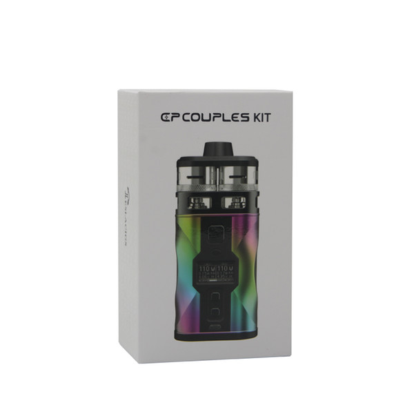 Electronic Cigarette Teslacigs Tesla CP COUPLES Kit with 220W CP COUPLES Box Mod Vape and Dual CP Couples RDTA Tanks