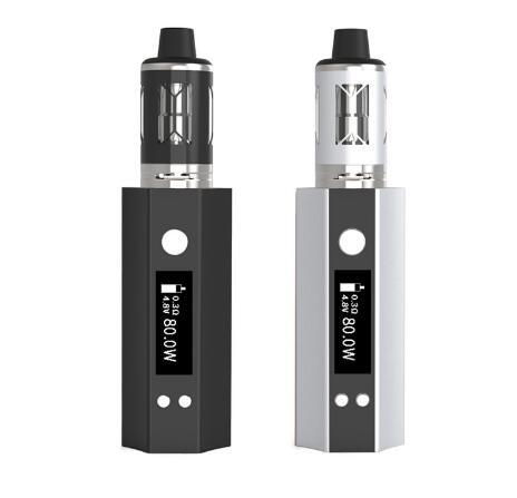 Electronic Cigarette Vapor Smoke Pen 12W To 80W Starter Kit 510 Metal Thread Atomizer E-cigarette Vape Vaporizer Box Mod 0.3ohm