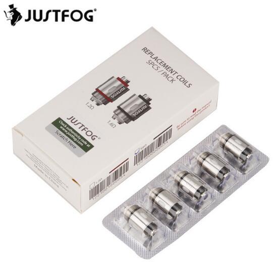 5pcs/set JUSTFOG Q16 Q14 P16A P14A C14 Kit Atomizer Coil Head 1.2ohm 1.6ohm Replacement Coil Electronic Cigarette Tank Core