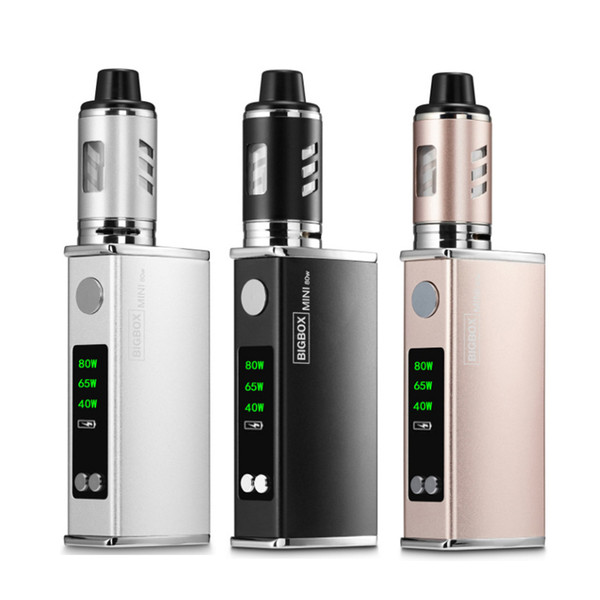 New Arrival mini 80w kit electronic cigarette kit 2200mah battery LED and Digital display vape pen kits vaporizer