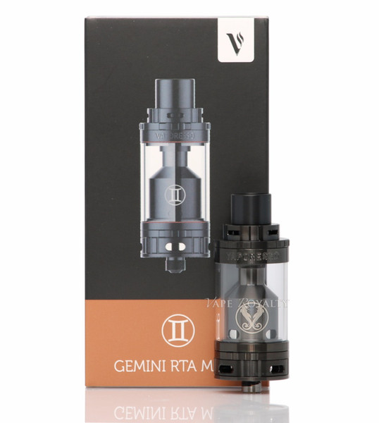 Wholesale Vaporesso Gemini RTA Mega Tank Atomizer e-cigarette kit Black Sliver Color Health Cigarettes Mods Atomizer