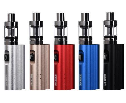 HT 50 electronic cigarette vaporizer kit 2200mah 50w e cigarette box mod 510 thread 2.0ML tank e-cigarette vape pen kit