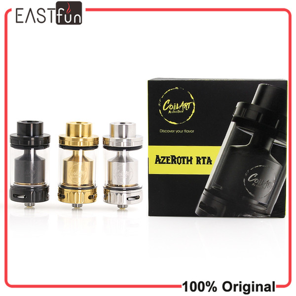 CoilART AZEROTH RTA Tank Patented Triple Coil Deck 24mm Diameter 4.5ml Coil art AZEROTH Electronic cigarette atomizer