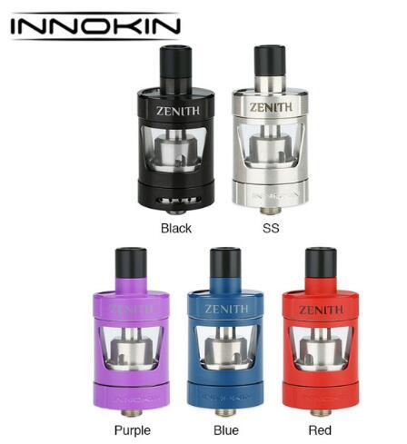 Innokin Zenith MTL Tank 4ml Zenith Atomizer Mouth to Lung Vaping Tank with 0.8ohm/1.6ohm Coi E-cig Huge Vapor Atomizer