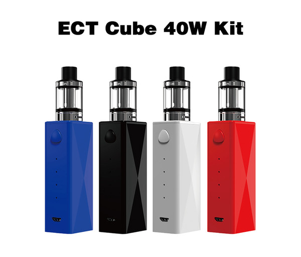 ECT Cub 40W Mod Kit 2200mAh Electronic Cigarette Kit 510 Thread Big Vape 2.0ml Elfin Atomizer vapor Top Refilling Starter Kit