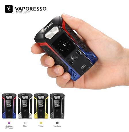 Vaporesso Transformer Switcher Mod 220W Vape Box Mod 510 Thread Compatible with NRG Tank without 18650 Battery