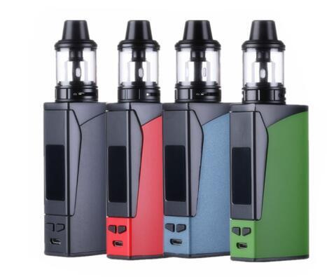 HotSale 100W vape kit LED Screen with 3000mah bulit-in battery vape Huge Vapor Electronic Cigarette high quality vaporizer