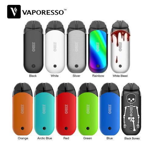 Hot Vaporesso Zero Pod Electronic Cigarette Kit 650mAh Built-in Battery & 2ml Tank CCELL Coil All In One Vape Kit