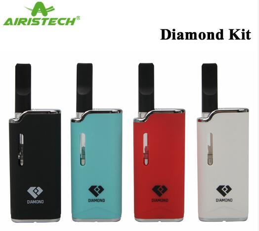 Hot Sale Airistech Diamond Kit Magnetic Auto Vaporizer Airis Wax Dual Quartz Coil Electronic Cigarette Kit