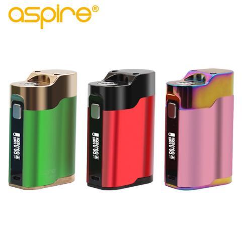 New Aspire Cygnet 80W Box Mod Latest Electronic Cigarette Vaporizer Box Mod 0.86inch OLED Screen Display