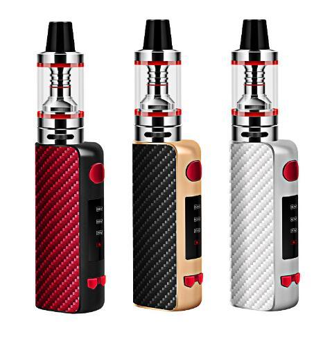 NEW Electronic Cigarette Vapor Smoke Pen Hookah MINI 80W Starter Kit 510 Metal Body 2.5ml Atomizer e cigarette Vape