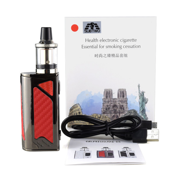 Hot sell! 100W box mod kit huge vapor 2200mah bulit-in battery LED Screen Smoke Vaper Electronic Cigarette