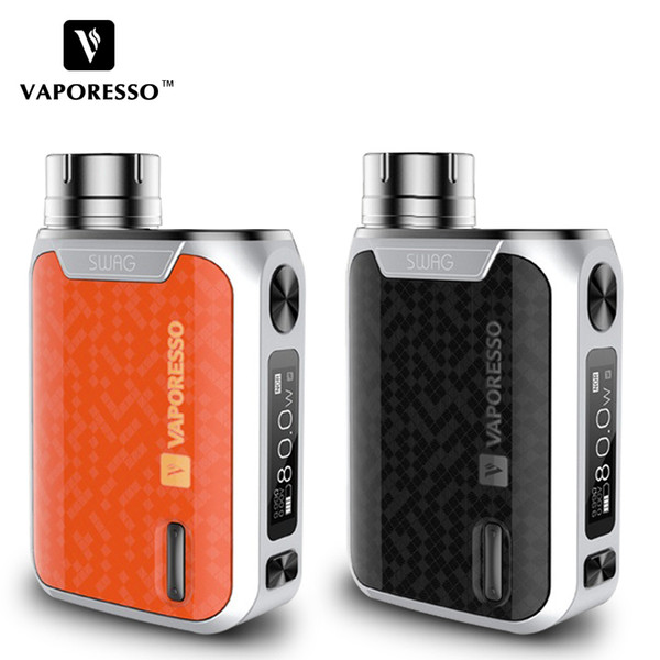 Vaporesso SWAG Mod 80W Electronic Cigarette Vape Mod for Vaporesso SWAG Kit fit for NRG SE NRG SE Mini Tank Atomizer