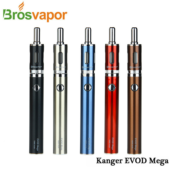 Kanger Evod Mega Kit 2.5ml Evod Mega Atomizer 1900mah pen Battery Micro USB Cable Kanger Evod Mega E-cig kit