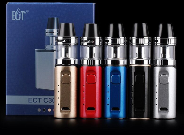 ECT C30 Mini Kit Top filling Kenjoy Met 2ml Atomizer vaporizer Box Mod Electronic Cigarette free shipping